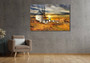 Personalized Windmill Wall DéCor Canvas For Living Room - Tranquil Sunset Design
