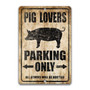 Animal Farm Metal Sign For Farmers - Gift For Farmhouse Decor, 4H Homestead Parking