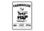 Animal Farm Signs Antiqued Metal Wall Decor For Farmhouse Kitchen Or Farmers Market
