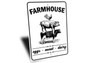 Animal Farm Signs Antiqued Metal Wall Decor For Farmhouse Kitchen Or Farmers Market