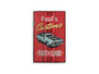 Personalized Car Enthusiast Wood Sign For Garage Wall Decor - Custom Name For Car Lovers' Workshop