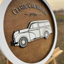 Personalized Car Enthusiast Wood Sign For Garage