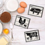 Farmhouse Animal Wall Art: Pig, Cow, Chicken Rustic Kitchen DéCor