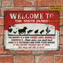 Farm Animals This Property Is A Farm Custom Vintage Metal Signs