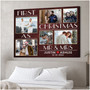 First Christmas as Mr Mrs Custom Gift for Newly Married Canvas Print