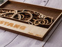 Personalized Car Enthusiasts Steampunk Multi-layered Wood Art