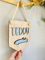 Personalized Vintage Racing Car Wood Sign For Boys' Playroom And Nursery Decor