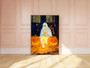 Charming Black Cat Halloween Canvas Set For Witchy Decor