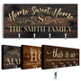 Custom Key Holder For Wall - Home Sweet Home For Families - New Home Gift