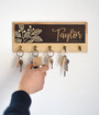Personalized Key Wall Rack - Key Holder Customized For Housewarming And Apartment DéCor