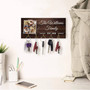 Personalized Wall Mounted Key Holder - Heartfelt Family Photo Name Sign For Housewarming Or Christmas Gift