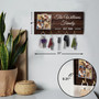 Personalized Wall Mounted Key Holder - Heartfelt Family Photo Name Sign For Housewarming Or Christmas Gift