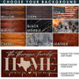 Custom Wood Key Holder For Wall - Personalized Family Gift - Housewarming Gift for Couples