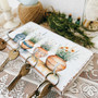 Rustic Garden-Themed Decorative Wall Key Holder With Flower Pots For Entryway
