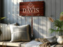 Personalized Key Holder For Wall - Family Housewarming & Realtor Closing Gift For Newlyweds