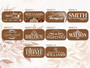 Personalized Key Holder For Wall - Family Housewarming & Realtor Closing Gift For Newlyweds