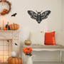 Gothic Skeleton Wall Art Metal Sign For Bedroom, Office, Living Room & Outdoor Decor
