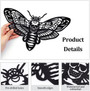 Gothic Skeleton Wall Art Metal Sign For Bedroom, Office, Living Room & Outdoor Decor