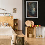 Gothic Dark Academia Canvas - Moody Fall Moon Halloween Art For Family Room