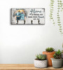 Personalized Key Hanger Family Old Couple Husband Wife - Meaningful Wood Key Holder For Wall Decor