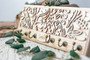 Personalized Wooden Key Rack With Last Name - Key Holder For Couple's First Home Or Housewarming Gift