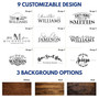 Custom Wooden Key Rack Housewarming Gift For Couples - Personalized With Last Name