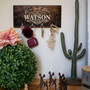 Custom Wooden Key Rack Housewarming Gift For Couples - Personalized With Last Name