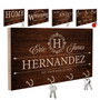 Custom Wooden Key Ring Holder - First Home Gift For Couples, Housewarming Decor Present