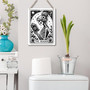 Humorous Skeleton Tarot Metal Sign For Home Office - Rustic Farmhouse Decor For Book Lovers And Witch Enthusiasts