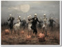 Vintage Skeleton Dance Canvas For Dark Academia Decor - Halloween Gothic Decor For Living Room