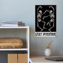 Funny Spooky Skeleton Wall Art Metal Sign For Gothic Room Decor In Apartment, Man Cave Or Bedroom