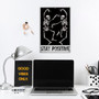Funny Spooky Skeleton Wall Art Metal Sign For Gothic Room Decor In Apartment, Man Cave Or Bedroom
