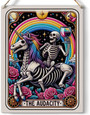 New Cool Skeleton Wall Art Metal Sign For Front Door And Bedroom Decor