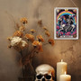 New Cool Skeleton Wall Art Metal Sign For Front Door And Bedroom Decor