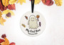 Personalized Baby's First Halloween Ornament - Cute Ghost & Pumpkin Design: Adorable Keepsake Decoration For Nursery Or Halloween Decor