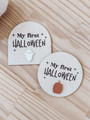 Personalized Baby's First Halloween Wooden Sign - Pumpkin DéCor For Nursery