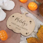 Personalized Baby's First Halloween Wooden Sign – Keepsake Pumpkin DéCor For Nursery Or Social Media Props