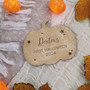Personalized Baby's First Halloween Wooden Sign – Keepsake Pumpkin DéCor For Nursery Or Social Media Props