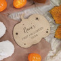Personalized Baby's First Halloween Wooden Sign – Keepsake Pumpkin DéCor For Nursery Or Social Media Props