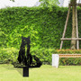 Spooky Black Cat Metal Sign For Halloween Outdoor Decor - Garden Art Stake