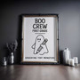 Boo Crew Ghost School Canvas For First Grade - Halloween Classroom Wall Art For Teachers