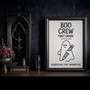 Boo Crew Ghost School Canvas For First Grade - Halloween Classroom Wall Art For Teachers