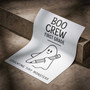 Boo Crew Ghost School Canvas For First Grade - Halloween Classroom Wall Art For Teachers