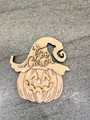 Boo Crew Pumpkin Head Door Hanger For Halloween - Personalized Wood Sign Fall DéCor