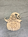 Boo Crew Pumpkin Head Door Hanger For Halloween - Personalized Wood Sign Fall DéCor