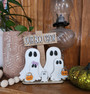 Boo Crew Ghost Halloween Family Decor Sign - Customizable For Spooky Season
