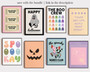 Trendy Boo Crew Ghost Wood Sign - Cute Retro Halloween Wall Art For Indoor Decoration