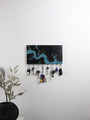 Personalized Contemporary Key Holder For Wall - Family Map Key Holder - Housewarming Gifts