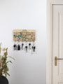 Personalized Contemporary Key Holder For Wall - Family Map Key Holder - Housewarming Gifts