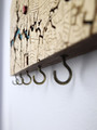 Personalized Contemporary Key Holder For Wall - Family Map Key Holder - Housewarming Gifts